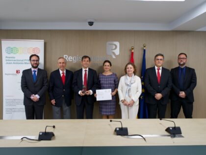 El Colegio de Registradores y AECA entregan el Premio Internacional PYME Juan Antonio Maroto Acín 2025