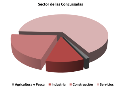 El número de sociedades concursadas sigue aumentando por segundo año consecutivo.